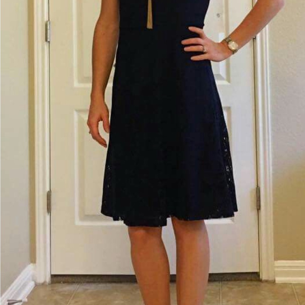 Elegant Wisp Black Sleeveless Dress